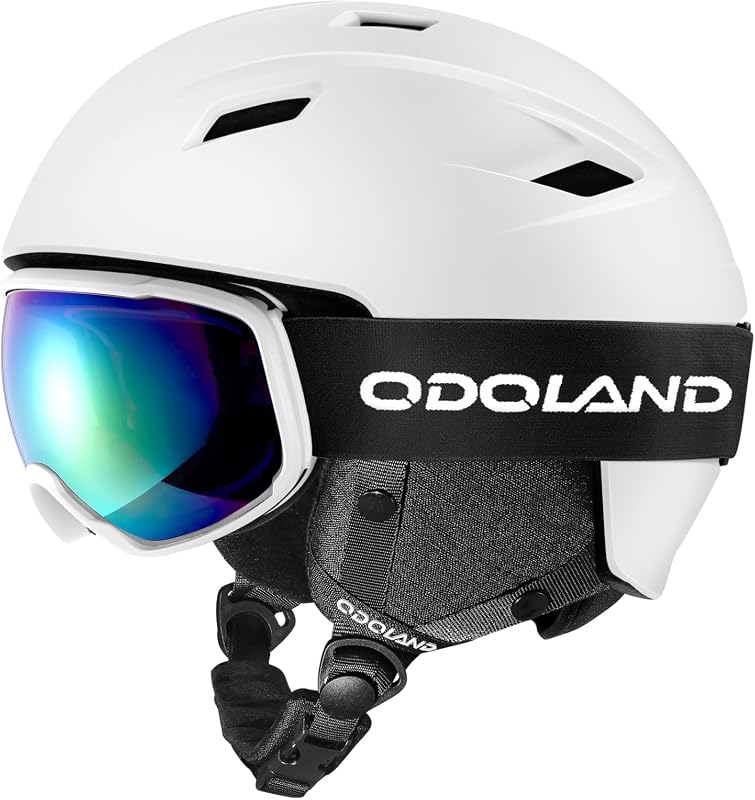 Odoland Ski Helmet and Goggles