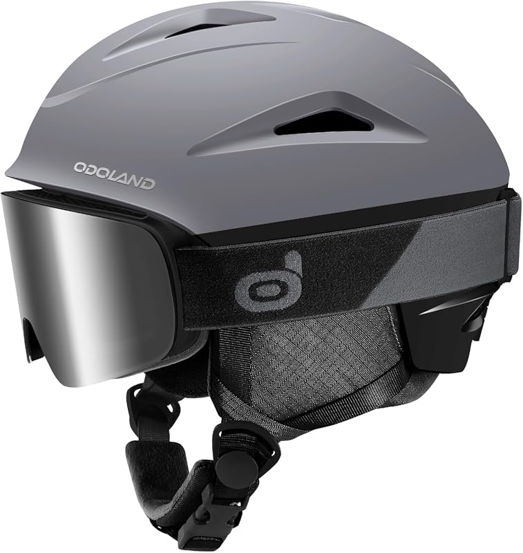 Odoland Ski Helmet and Goggles