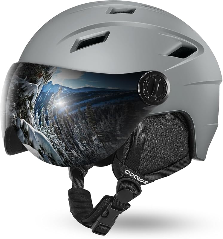 best ski helmets with integrated visor
