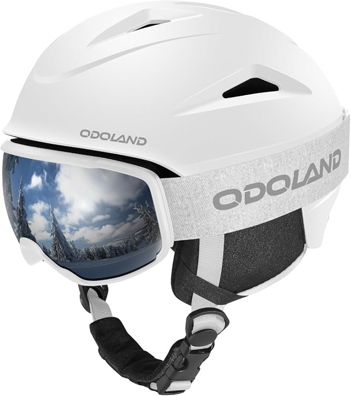 Odoland Snowboard Helmet and Goggles