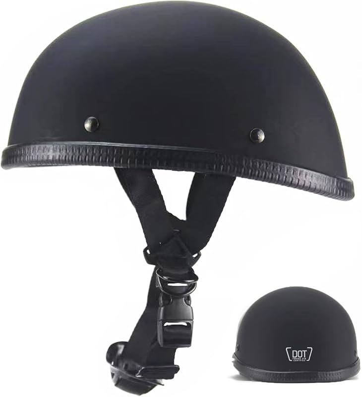 DOT Approved Retro Motorcycle Half Helmet