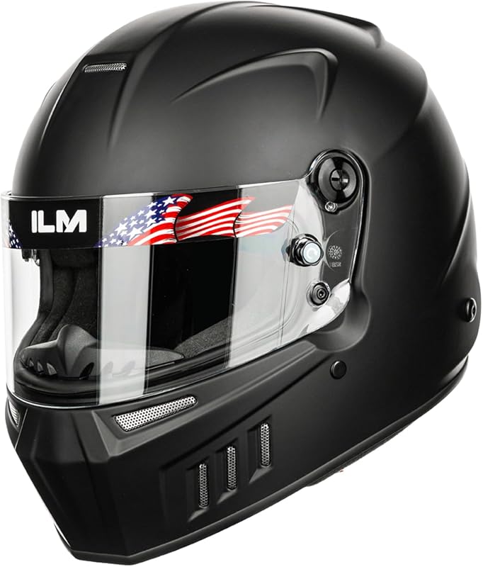 ILM 890 Snell SA2025 Full Face Auto Racing Helmet Lightweight Fibergla