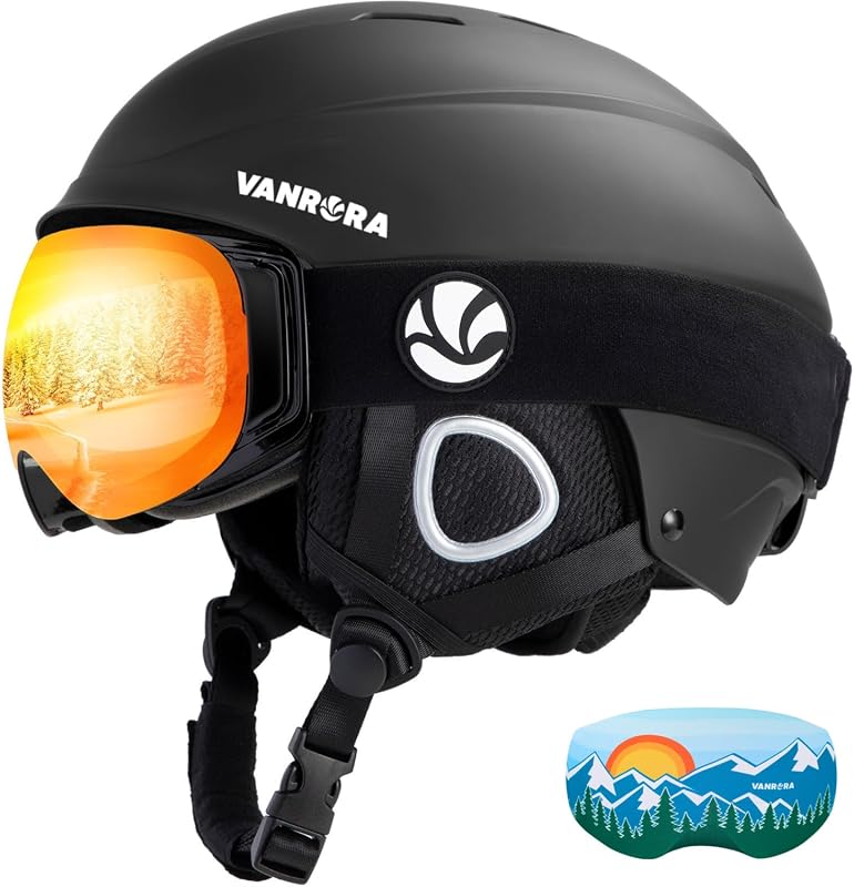 VANRORA Ski Helmet and Goggles Set