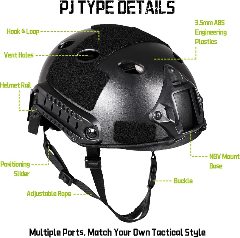 PJ Type Tactical Helmet
