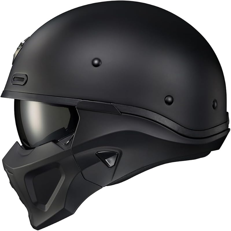 ScorpionEXO Covert X Open Face Motorcycle Helmet with 3/4 Mode and Com