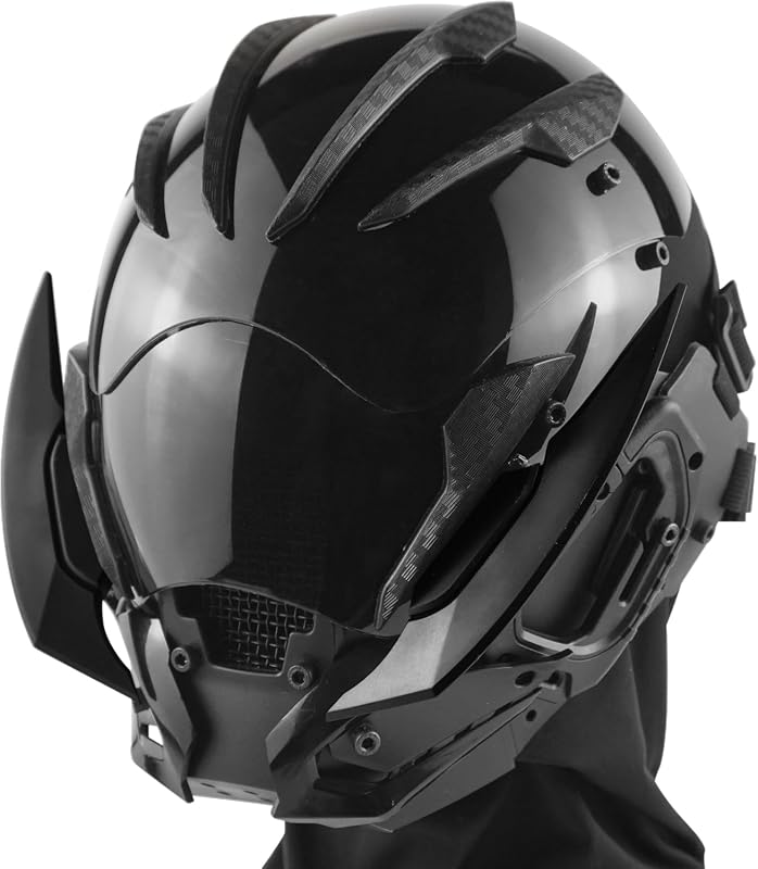 Futuristic Punk Mask Helmet