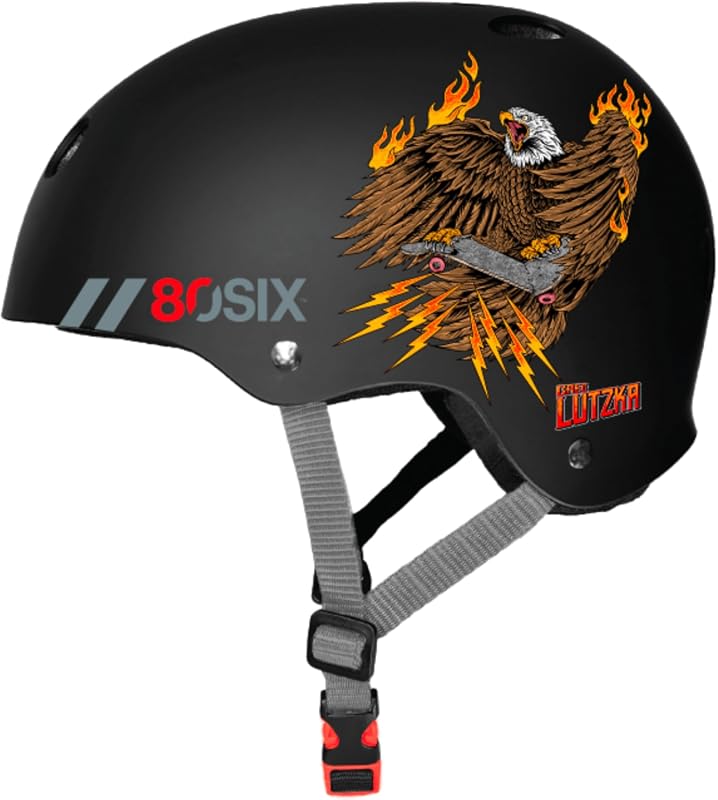 80SIX Triple Certified Multisport Helmet for Safe Bicycle, Scooter, Sk