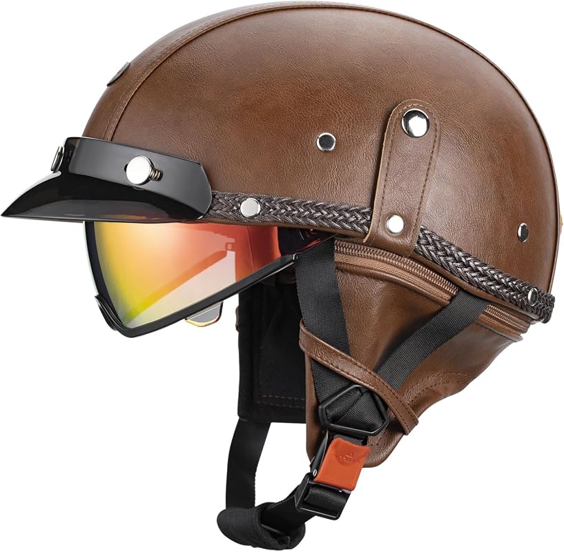 Generic Open Face Sun Visor Helmet