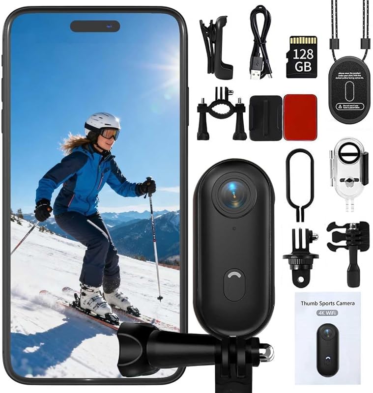 Mini 4K Magnetic Action Camera
