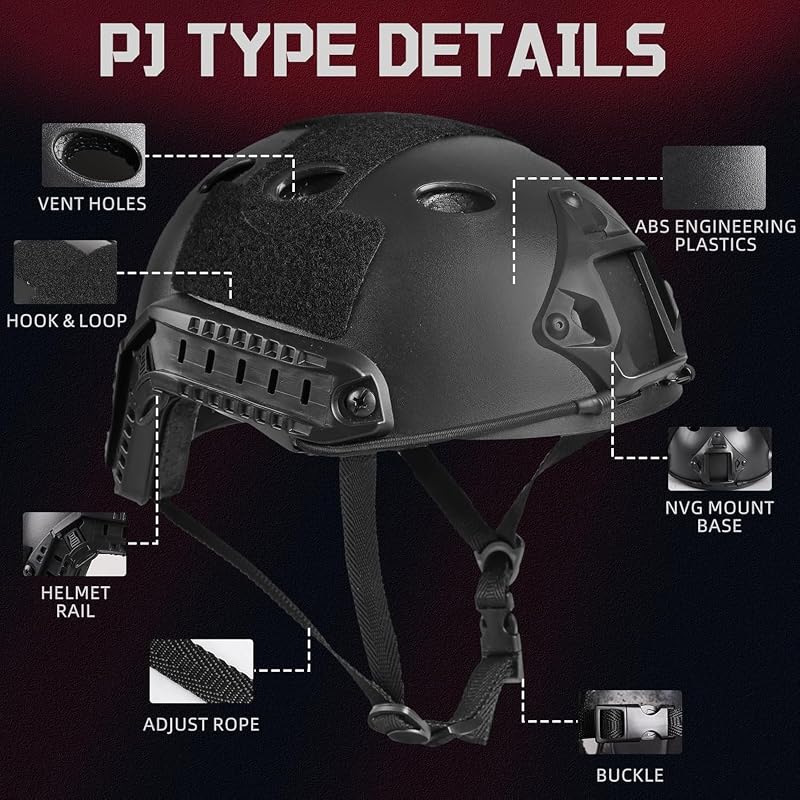 PJ Type Tactical Airsoft Helmet