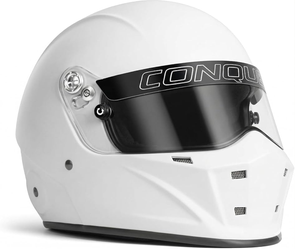 Conquer Snell SA2025 Approved Full Face Auto Racing Helmet for Men and