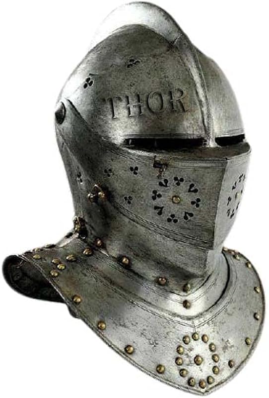 Medieval European Close Armor Helmet