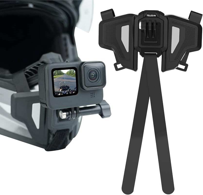 TELESIN Adjustable Helmet Chin Mount