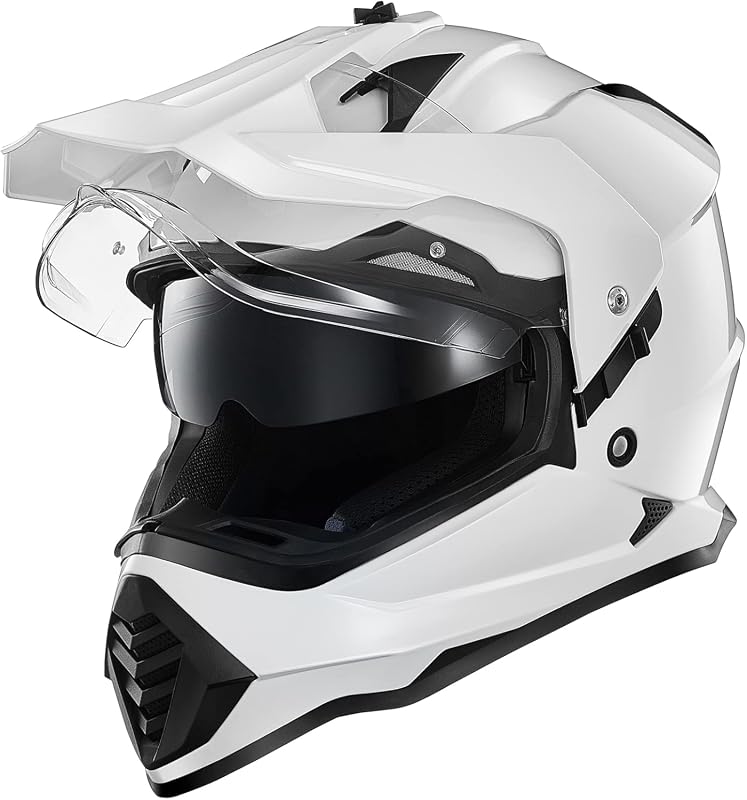 ILM WS902 Dual Sport Adventure Motorcycle Helmet with Pinlock Ready Su