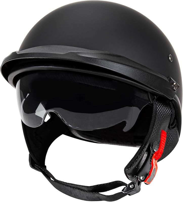 CARTMAN Matte Black Open Helmet