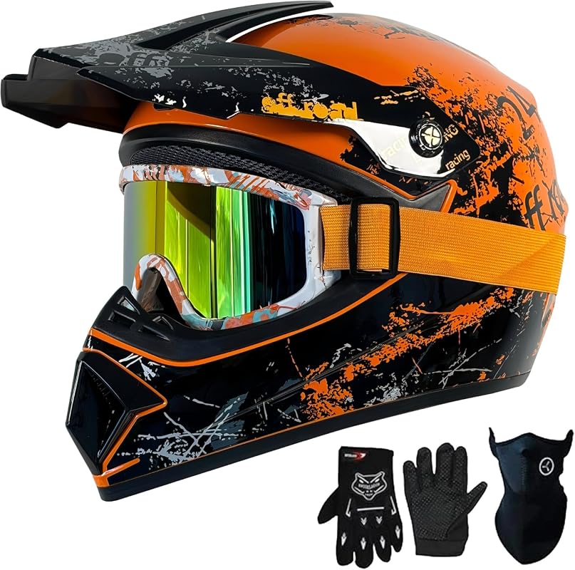 Youth Dirt Bike Full Face Helmet