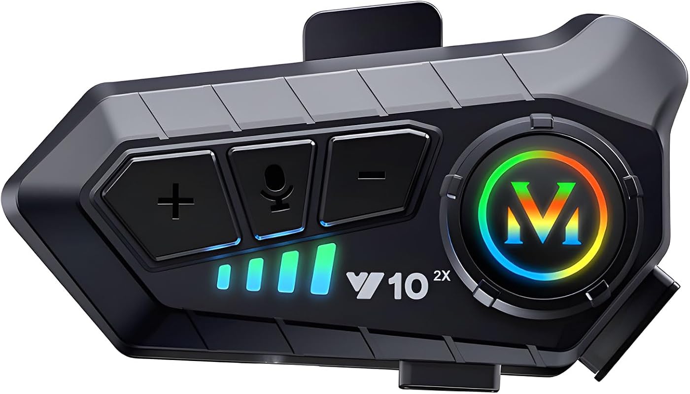 Y10-2X Bluetooth Motorcycle Helmet Headset