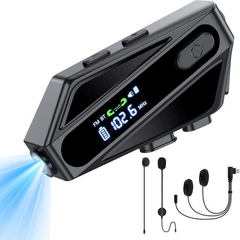 C6 Motorcycle Helmet Bluetooth Headset