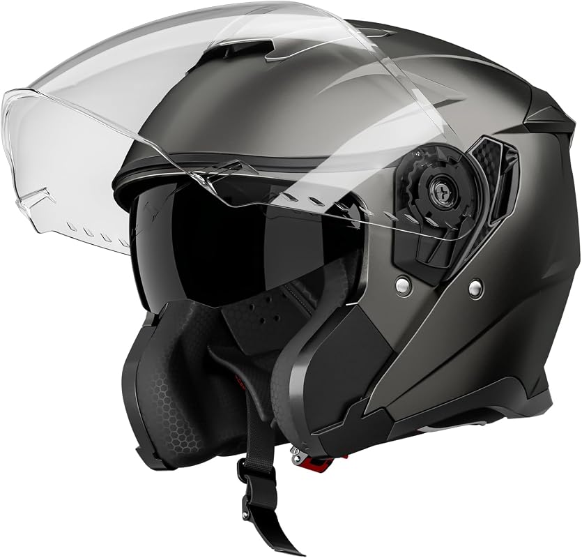 AP-836 Dual Visor Open Helmet