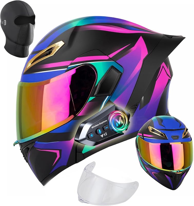 Womens Bluetooth Modular Motorcycle Helmet