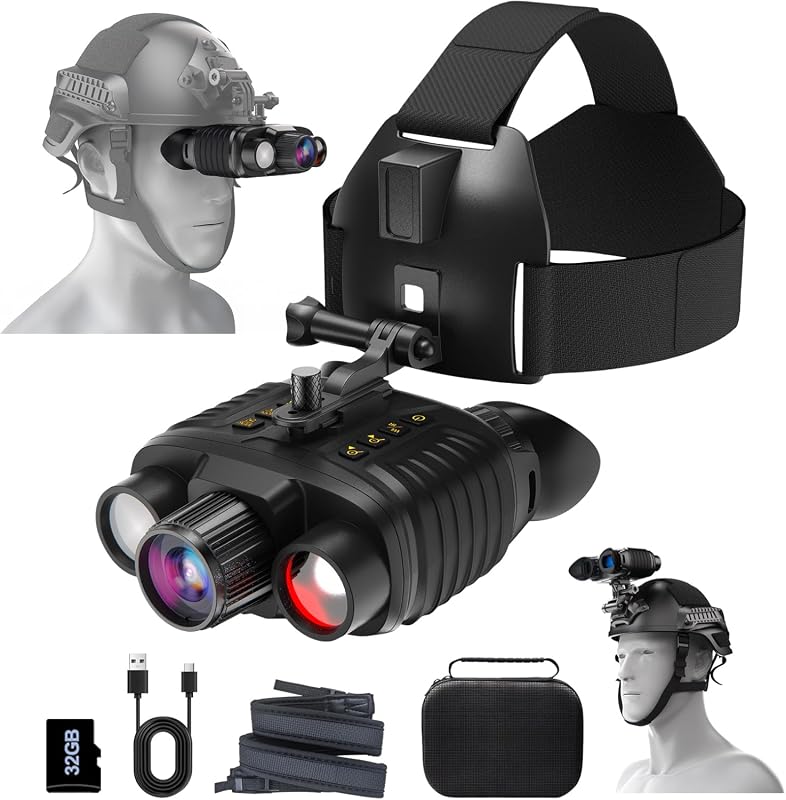 4K Head-Mounted Night Vision Binoculars