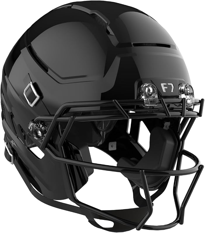 Schutt F7 AiR Youth Football Helmet with Carbon Steel Facemask – High-