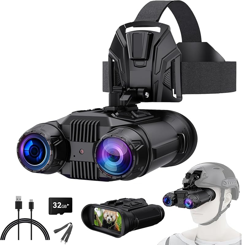 4K Head-Mounted Night Vision Binoculars
