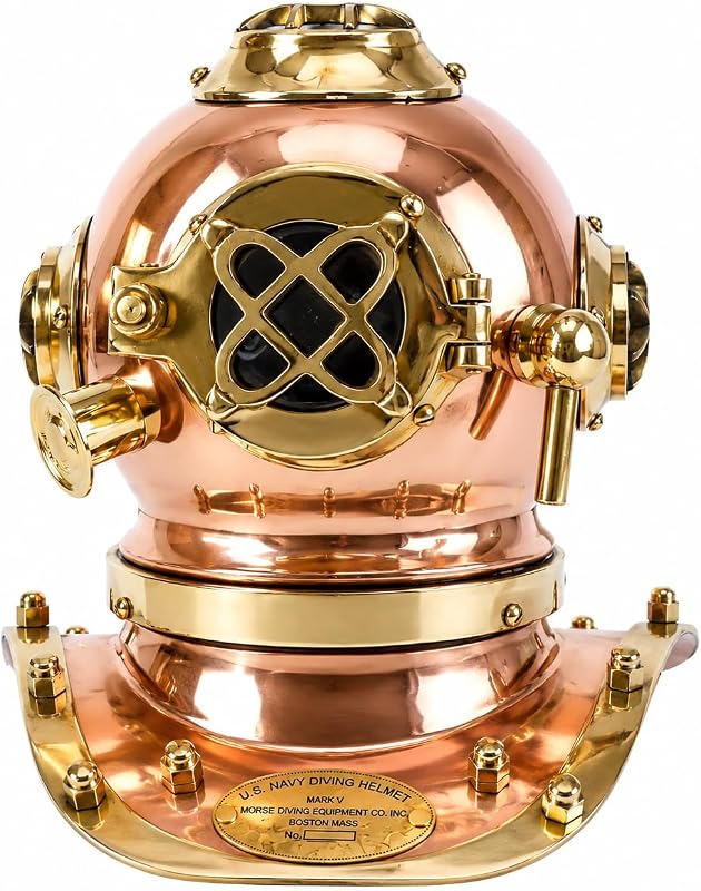 Antique Nautical Diving Helmet Replica