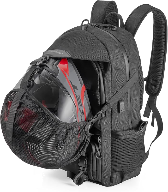Oumurs 50L Waterproof Motorcycle Helmet Backpack