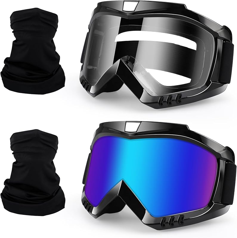Motocross Goggles 2-Pack Set