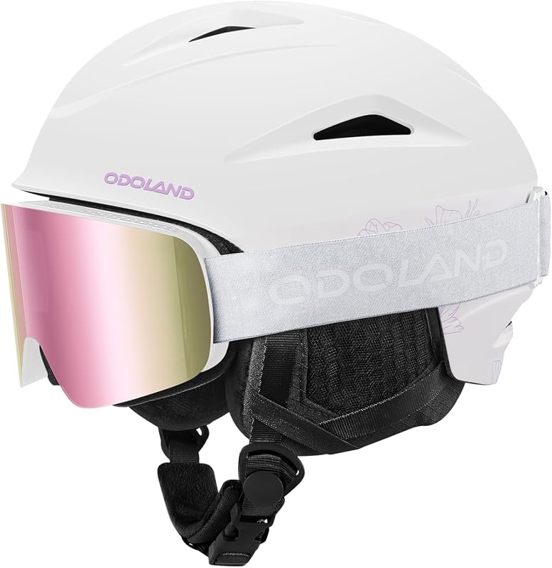 Odoland Ski Helmet and Goggles