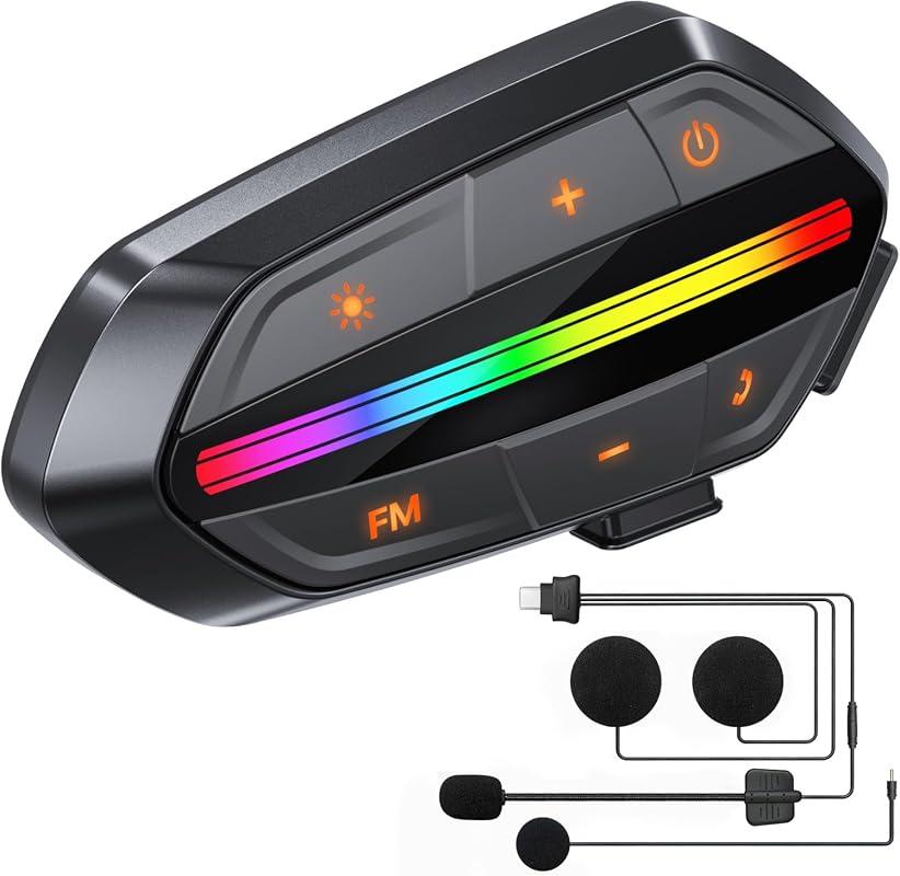 Generic V5.3 Motorcycle Bluetooth Headset