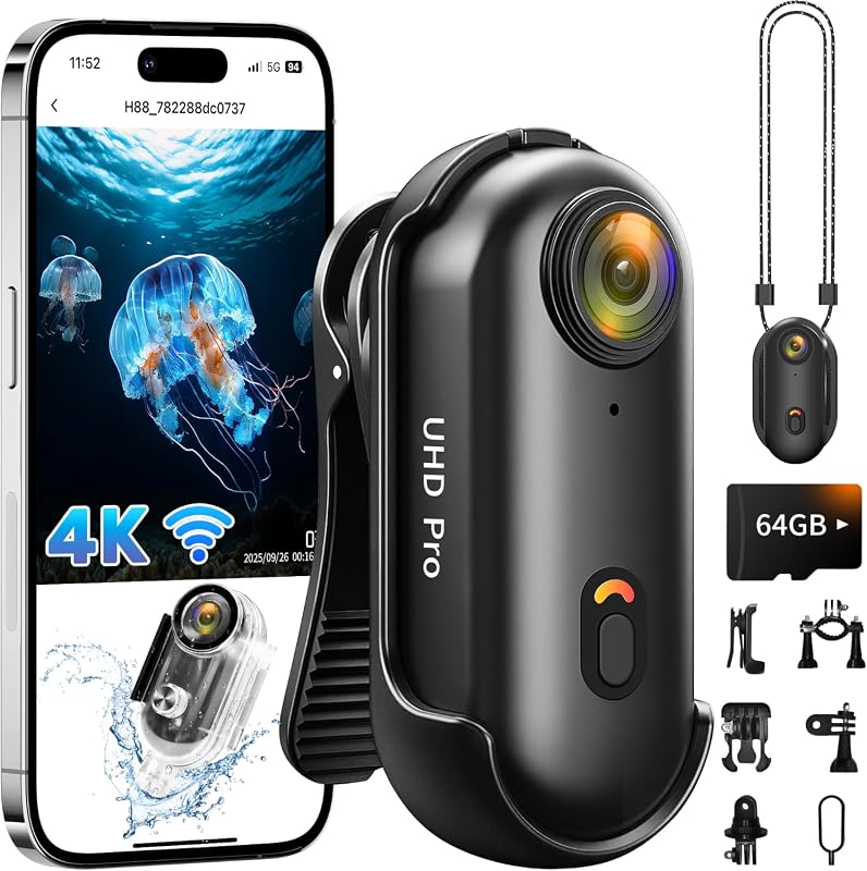 Action 4K 64GB POV Camera