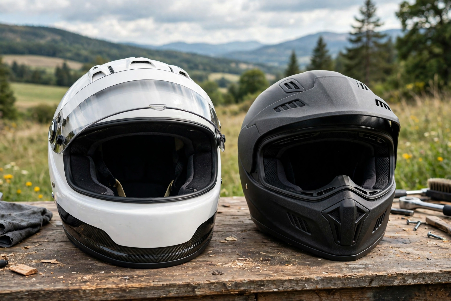 Can you use a car helmet for motorcycle riding differences in design and certification