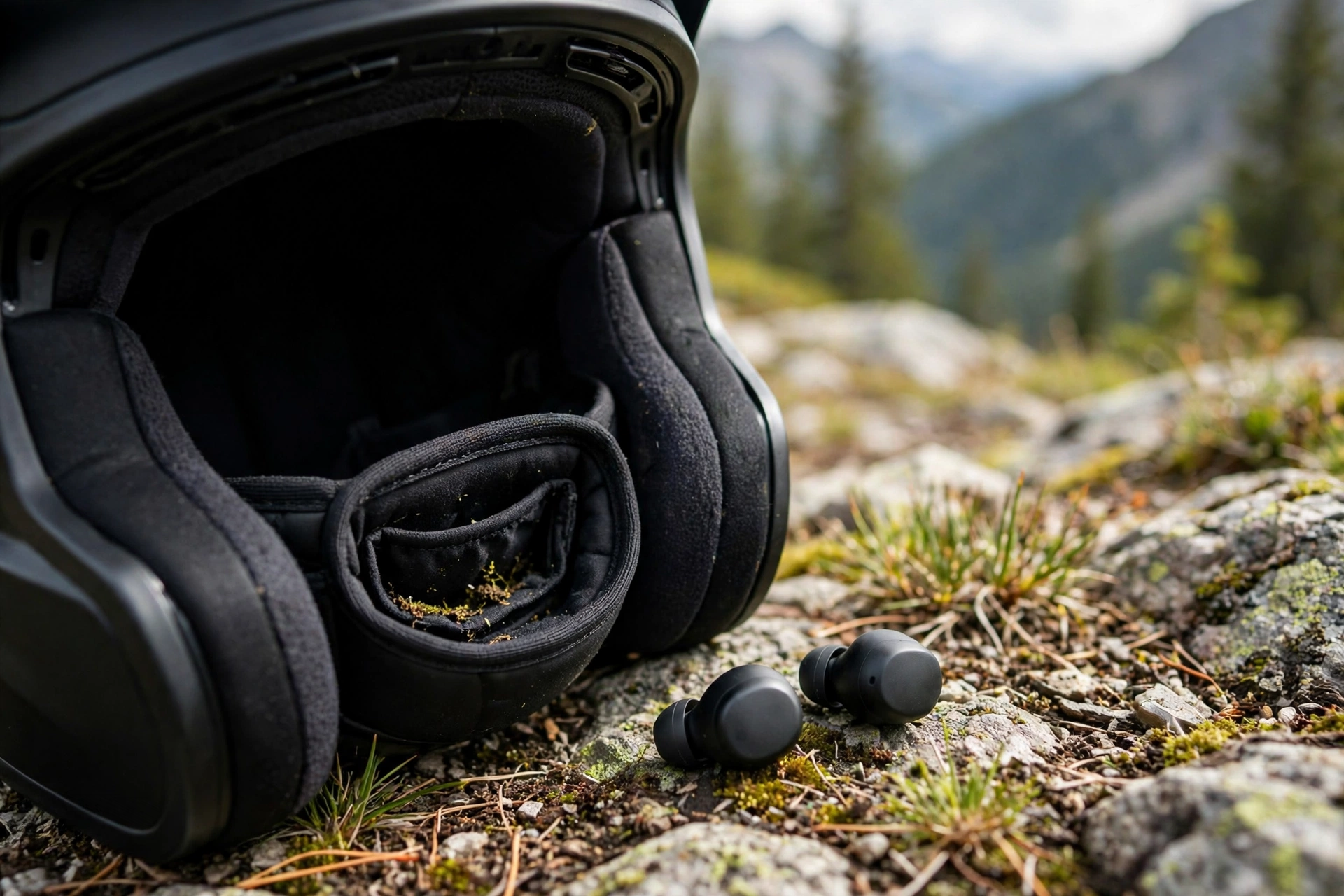 Can you wear earbuds under a motorcycle helmet fit and comfort issues