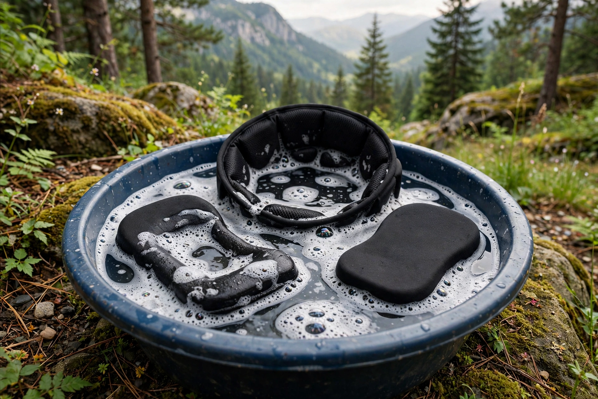 how to clean a full face helmet liner by hand washing the pads