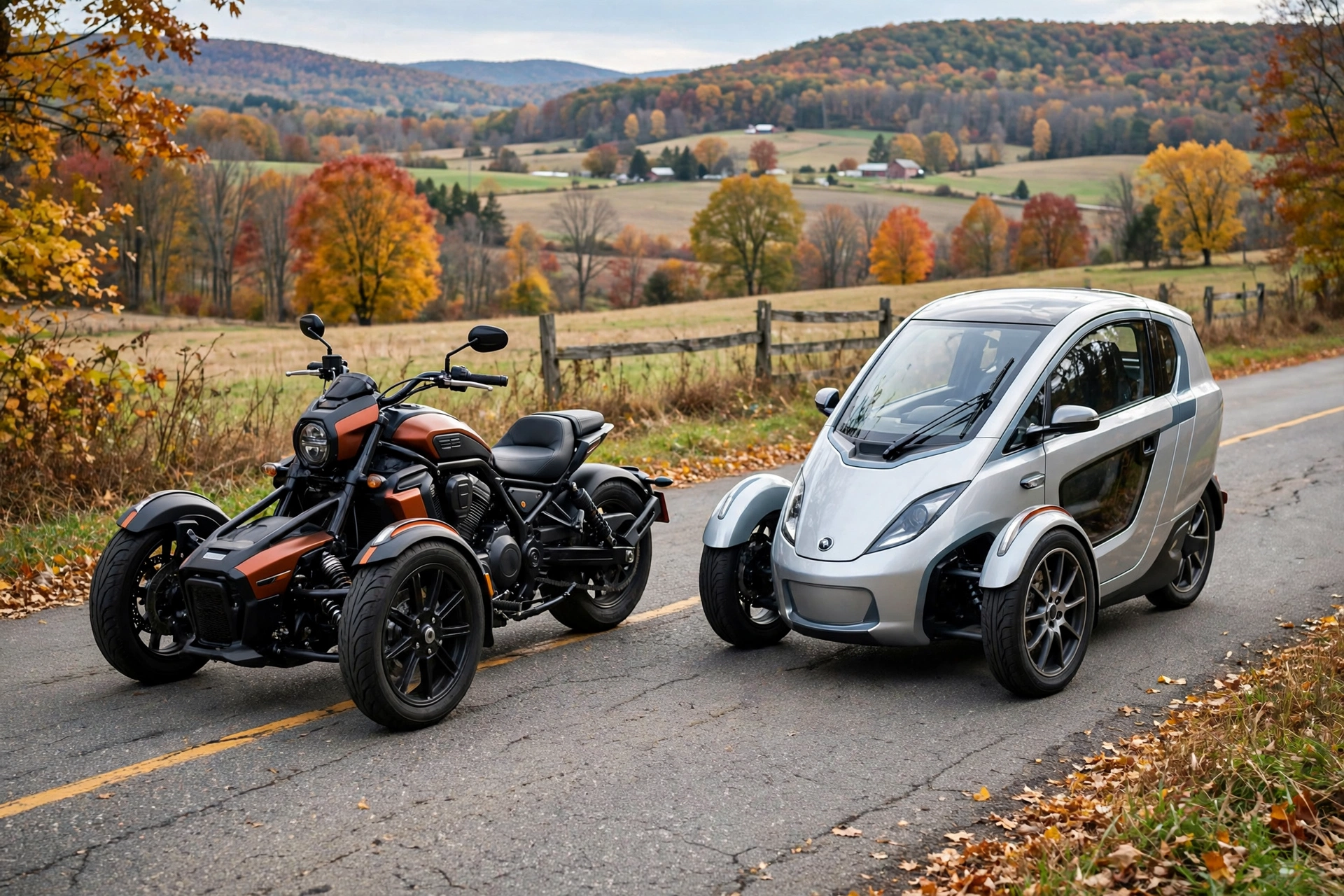 Pennsylvania helmet law for three wheeled motorcycles open trikes vs autocycles