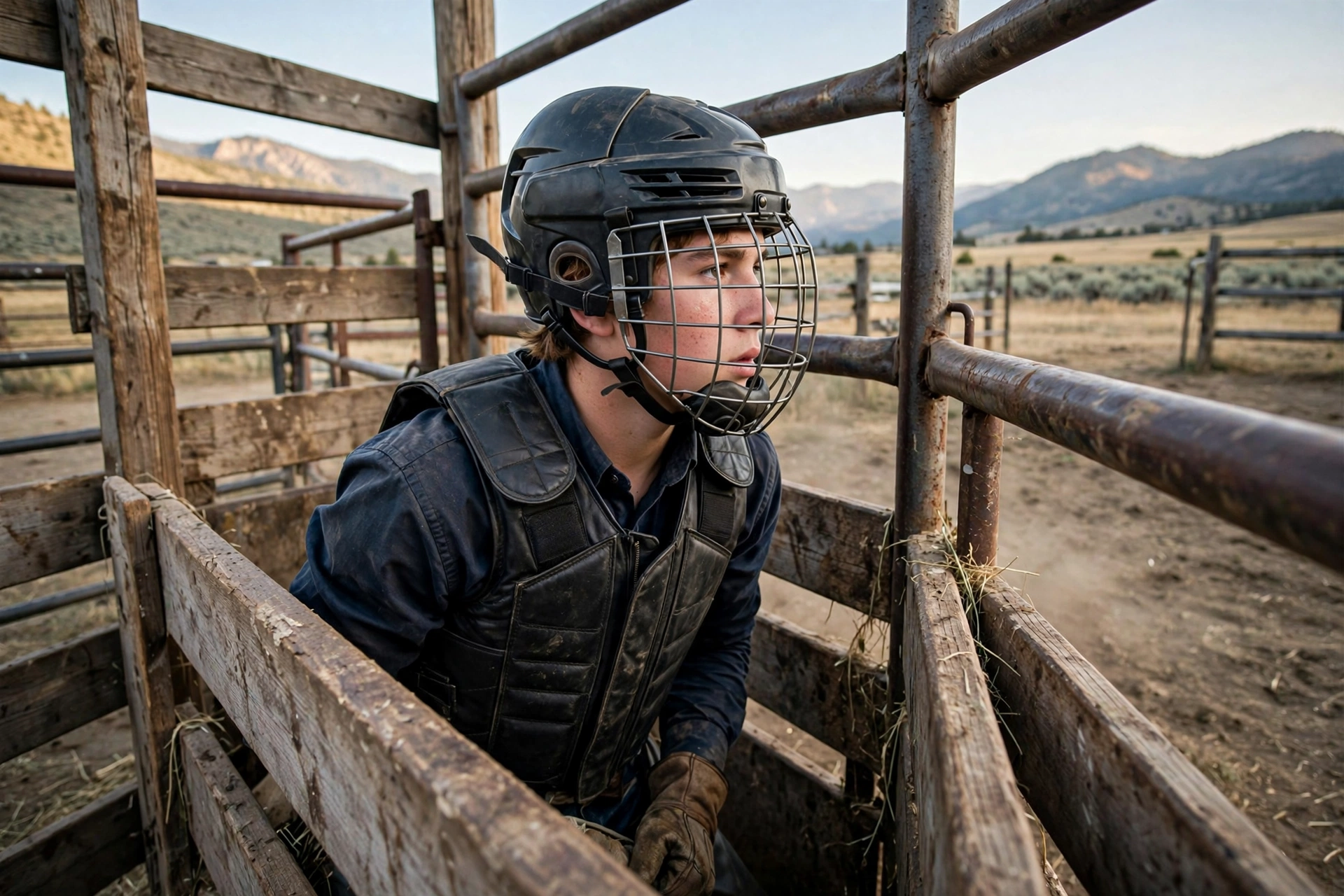 bull riding helmet and vest requirements for young riders