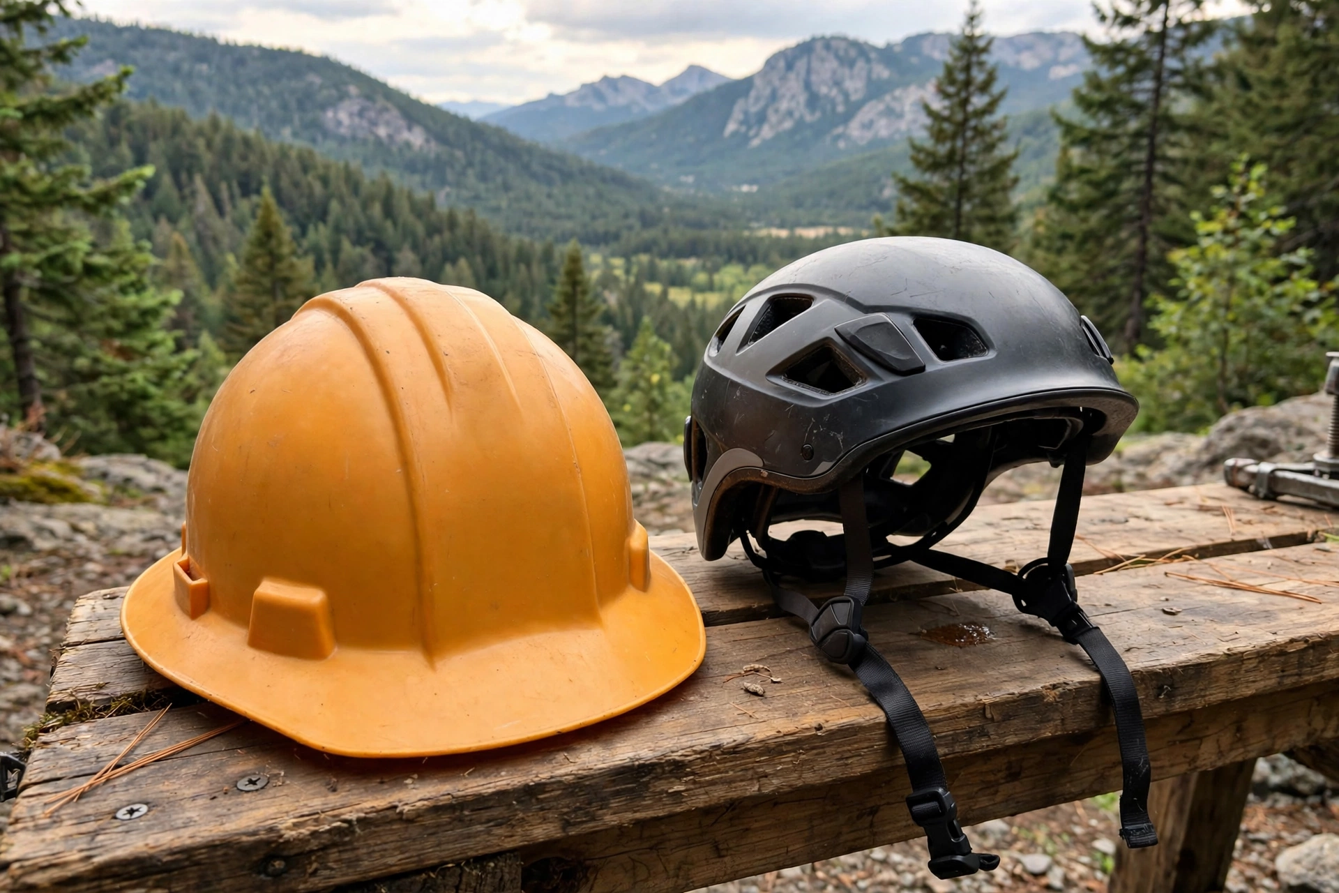 hard hat vs safety helmet difference in construction head protection
