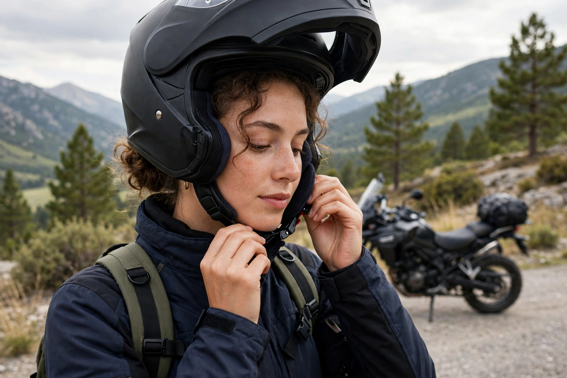 how to make a passenger helmet fit comfortably with the right pad size