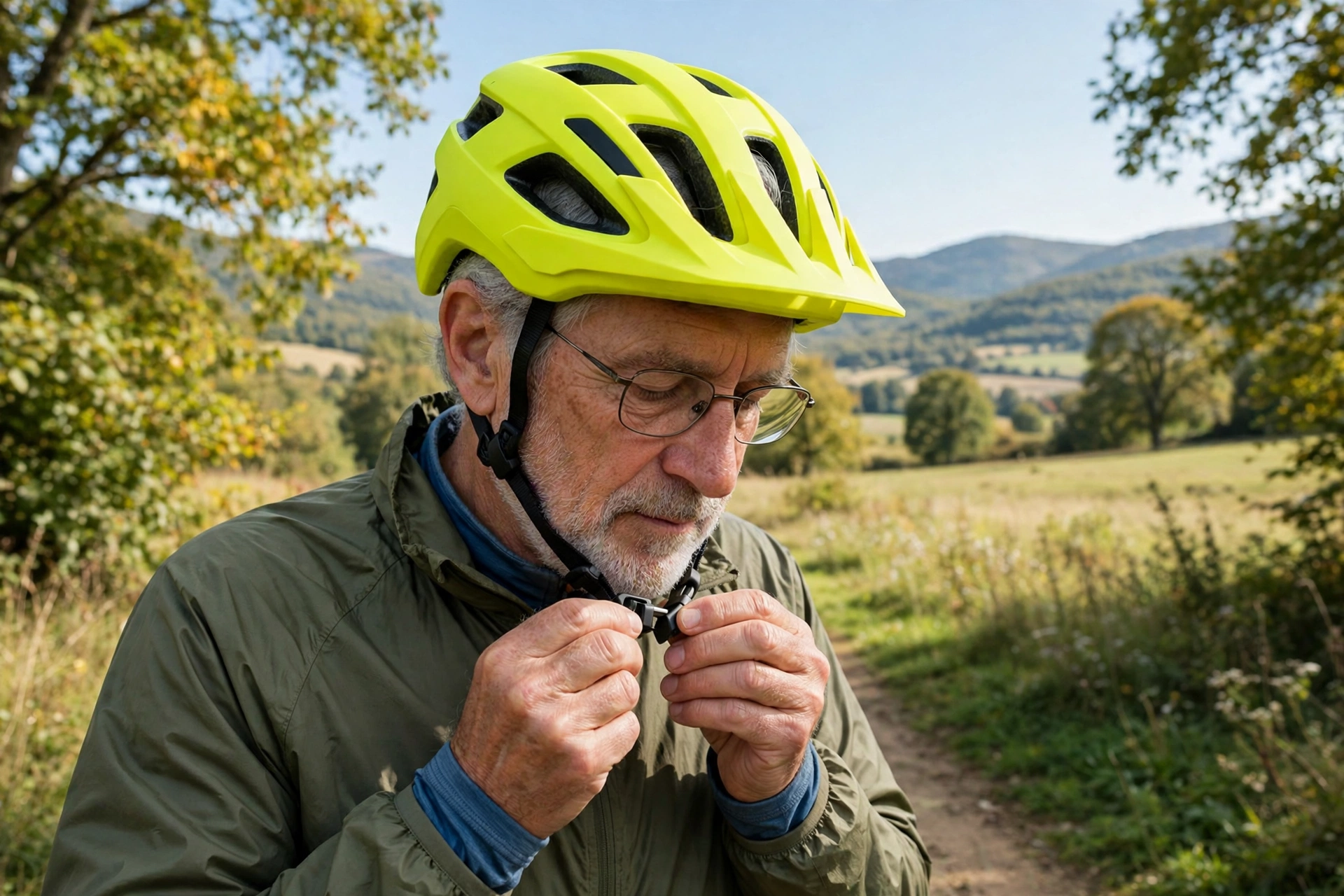 e-bike helmet for seniors lightweight easy buckle and good visibility
