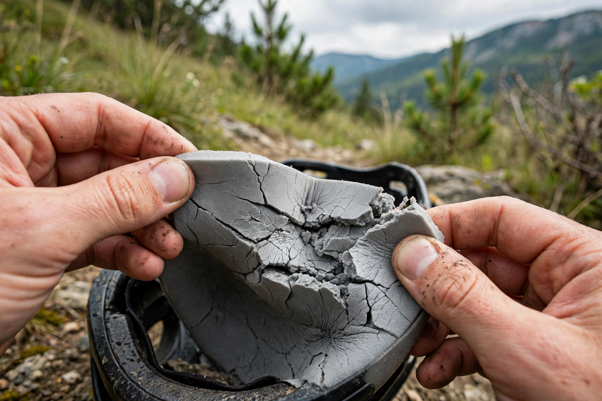 when to replace an e-bike helmet after a crash checking for hidden foam damage