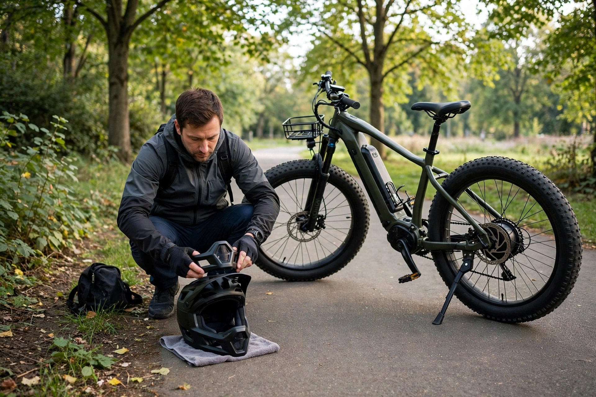 removable chin bar e-bike helmet converting for trail and commute