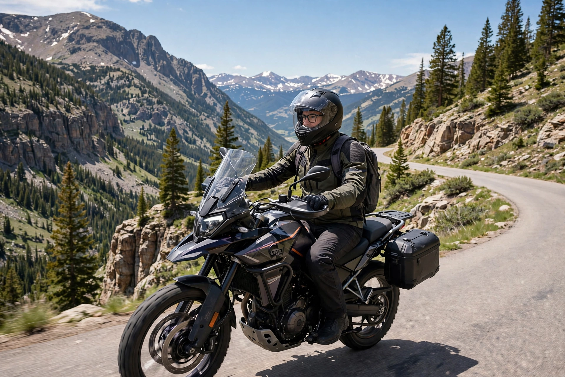 Rider meeting Colorado motorcycle helmet law age requirement and eye protection rules