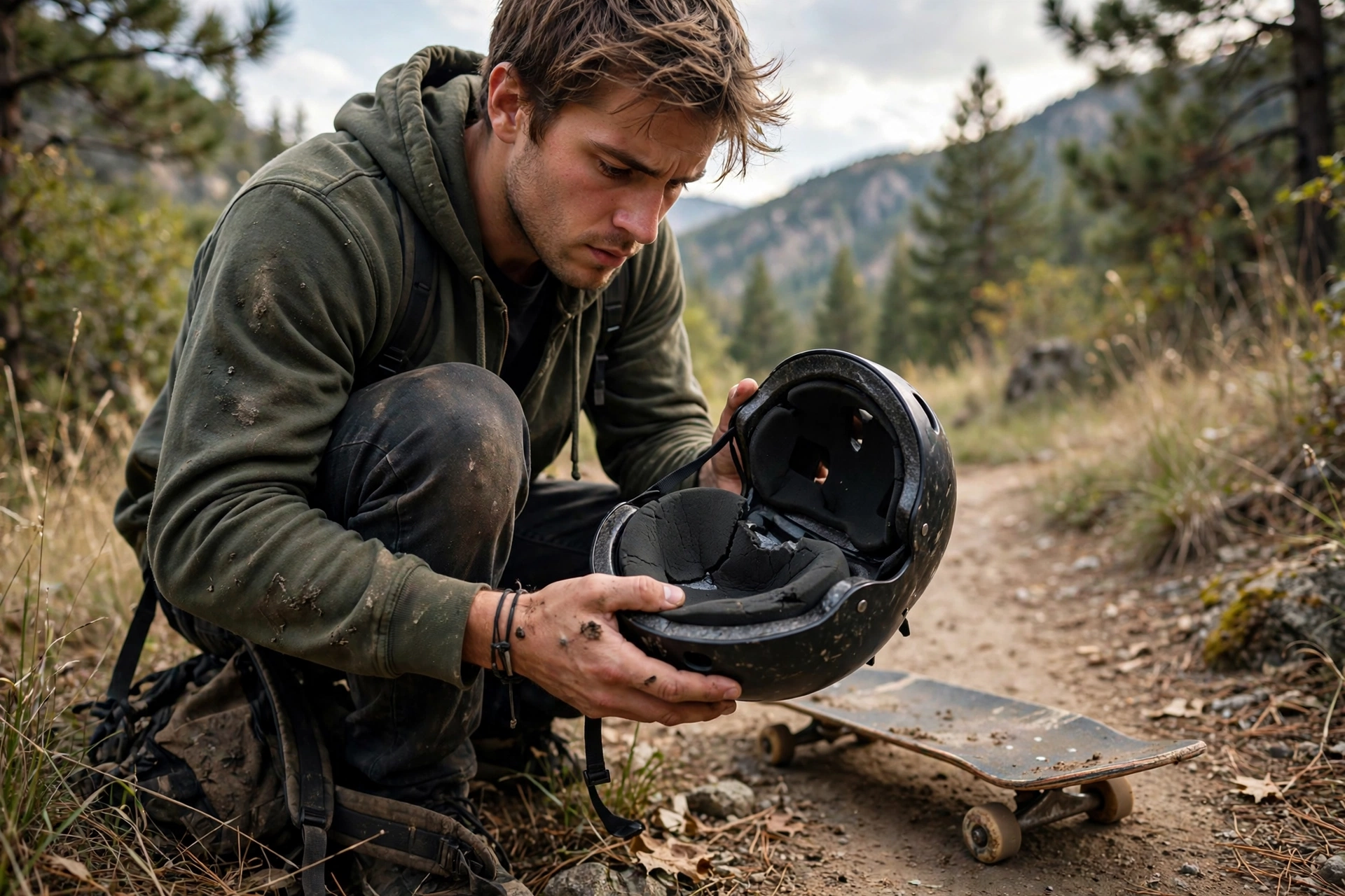 when to replace a skateboard helmet after a crash and check hidden foam damage