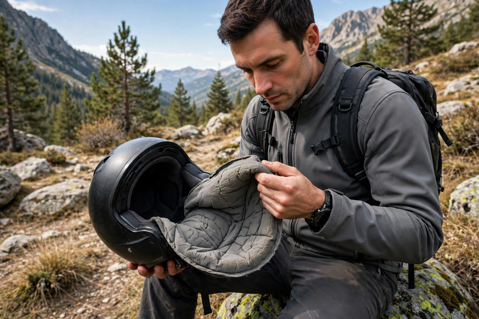 how to tell if a helmet liner needs replacing by checking worn padding